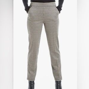 Max Studio Women's Double Knit Slim Trouser | Color: Black/White | Size: XS